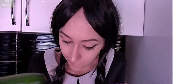  Draco Malfoy & Wednesday Addams cosplay anal fisting young teen sexy toys